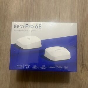 Eero Pro 6E Tri-band mesh WI-FI 6E system 2pack
